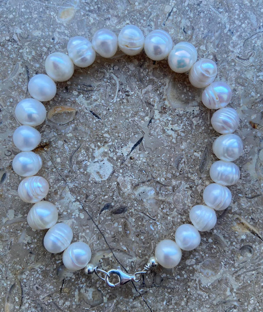 Pearl Silver Bracelet