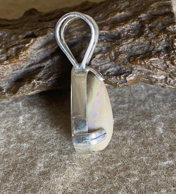 Opal Silver Pendant