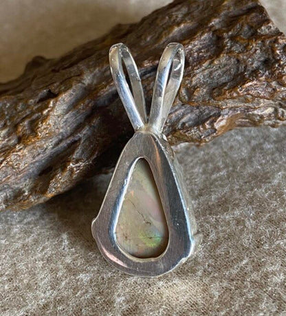 Opal Silver Pendant