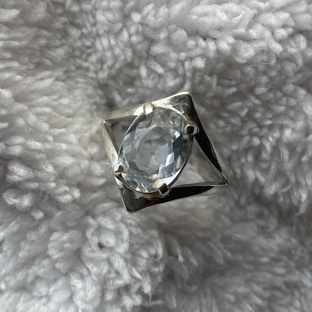 Topaz Silver Ring