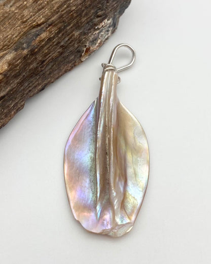 Abalone Shell Silver Pendants