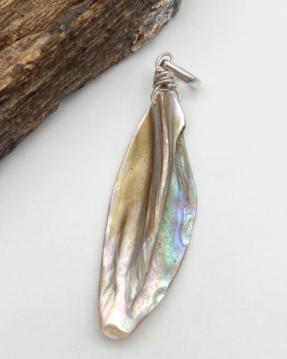 Abalone Shell Silver Pendants