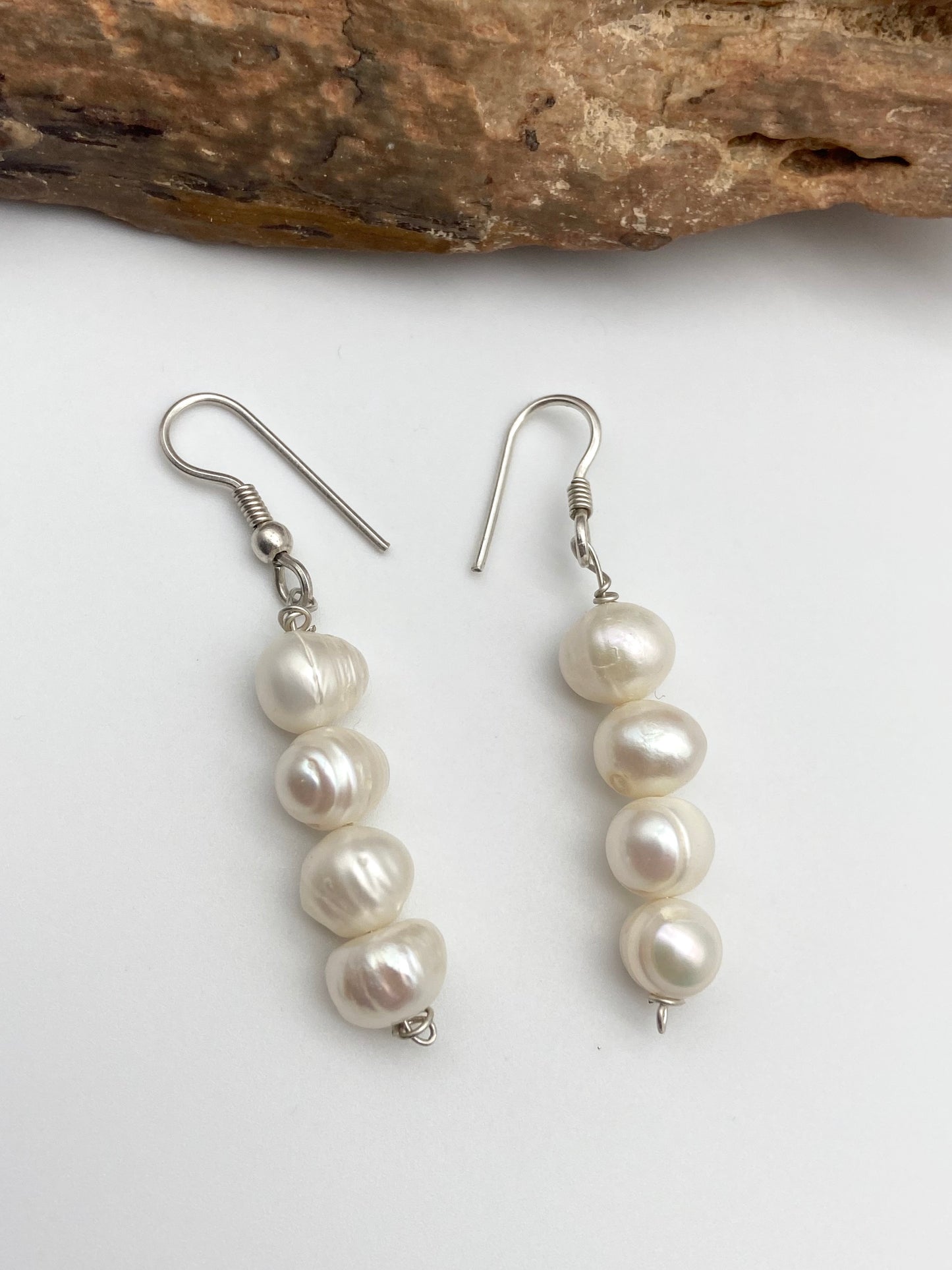 Pearl Silver Earring