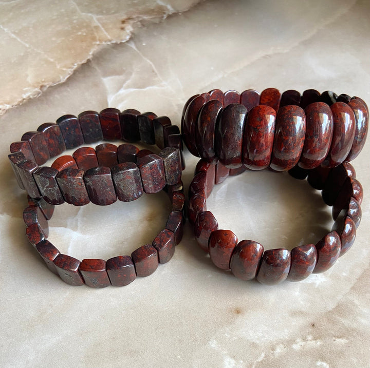 Brecciated Jasper Bracelets - Dokkana Gemstones