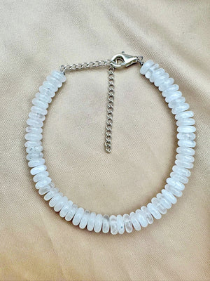 Clear Quartz Silver Bracelet - Dokkana Gemstones
