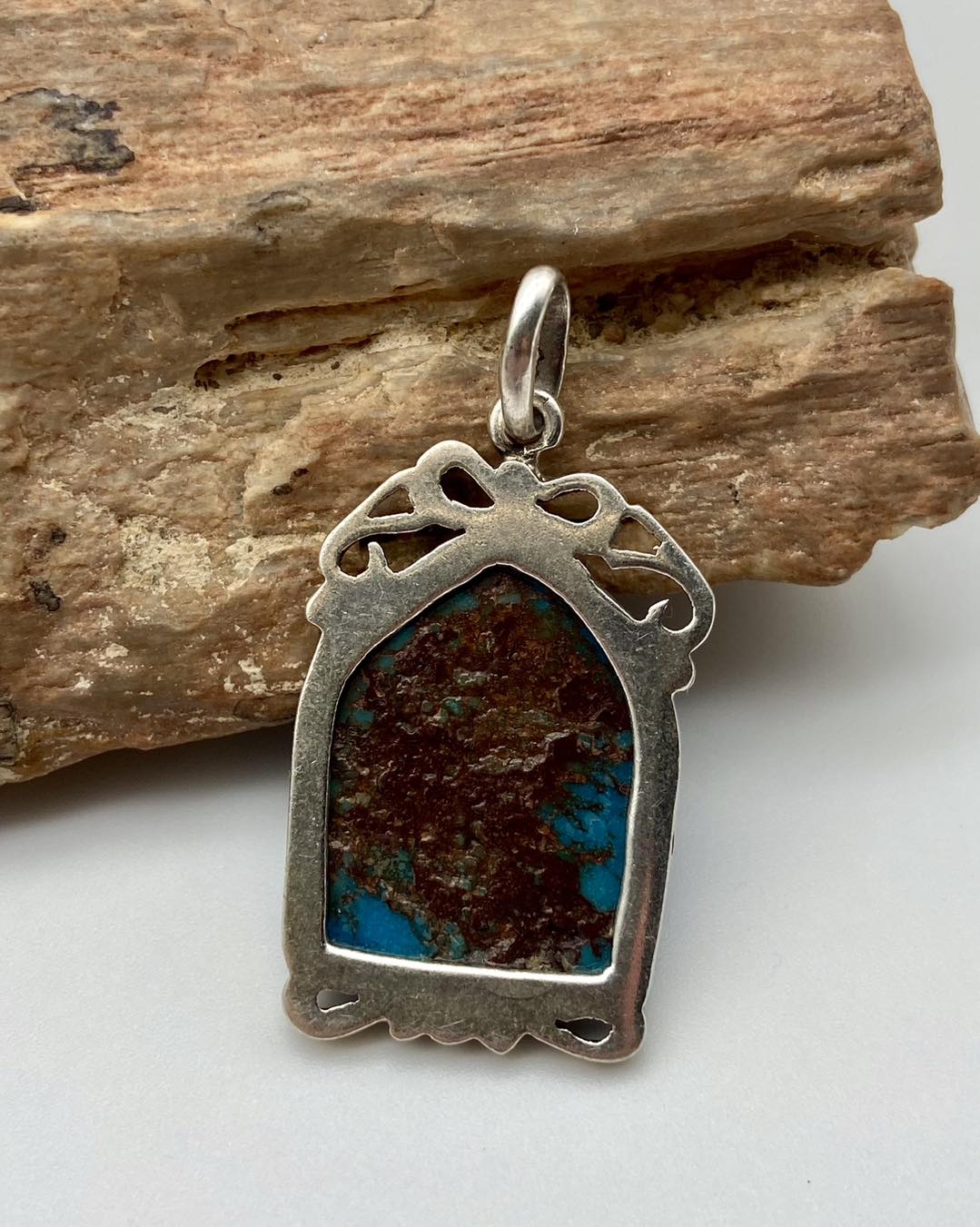 Egyptian Turquoise Stone Pendant - Dokkana Gemstones