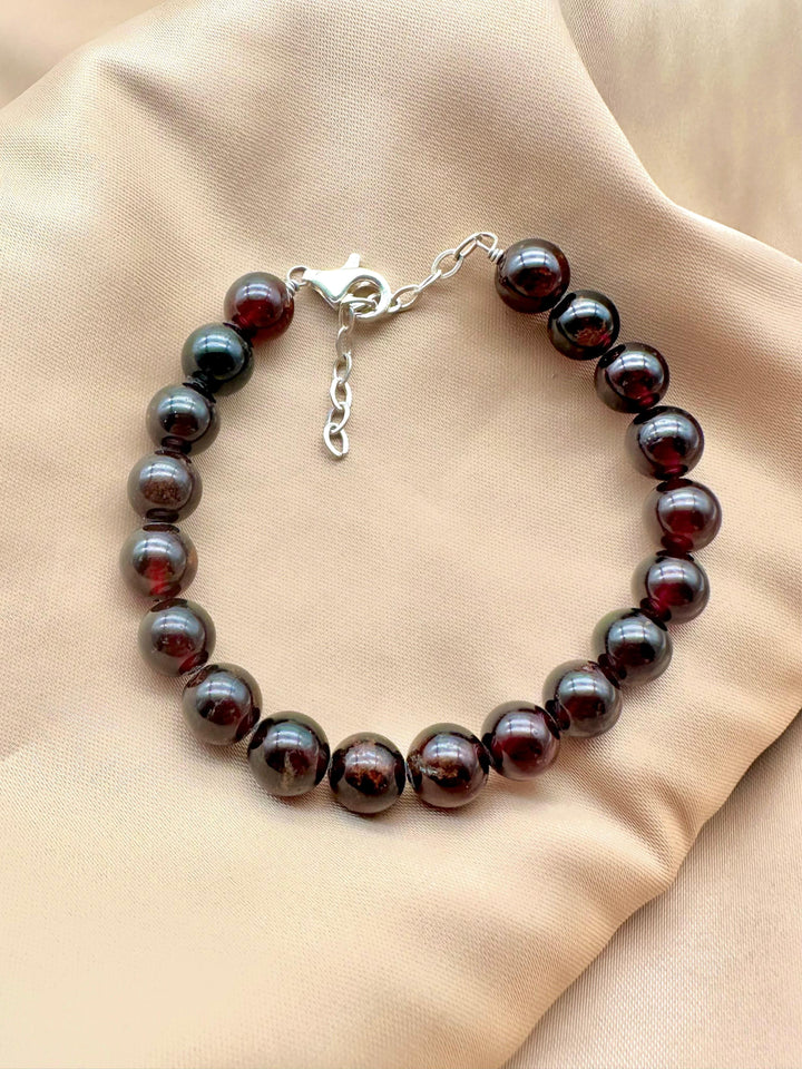 Garnet High Grade Bracelet - Dokkana Gemstones