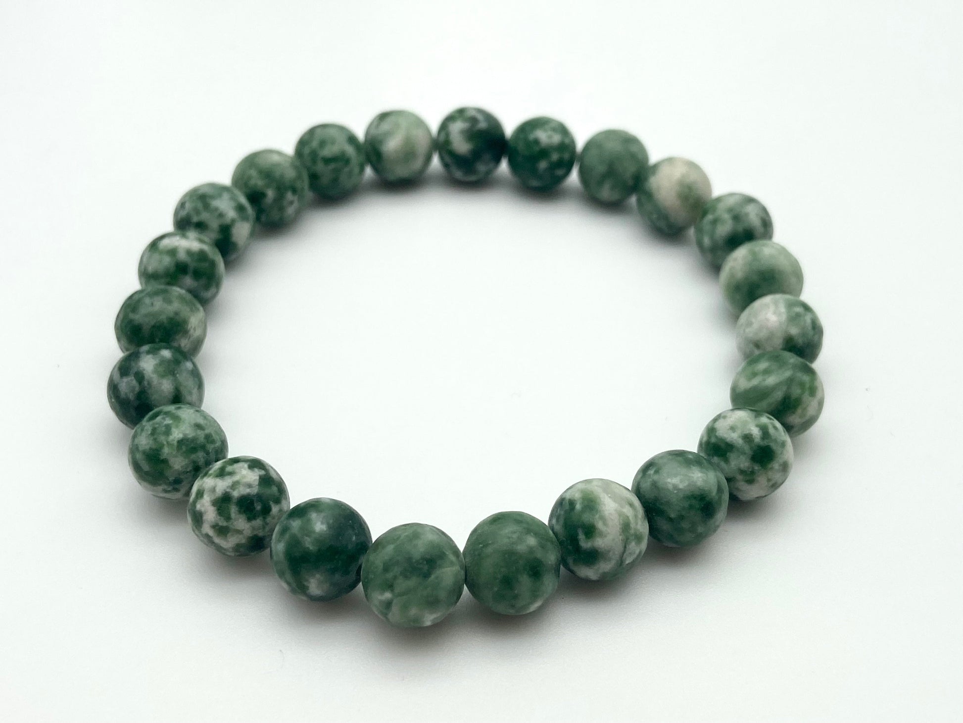 Green Dot Jade Bracelet - Dokkana Gemstones