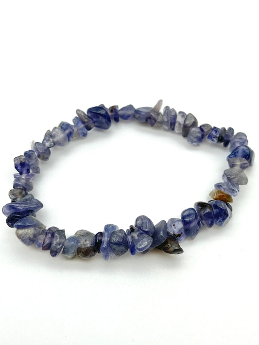 Iolite Chips Bracelet - Dokkana Gemstones