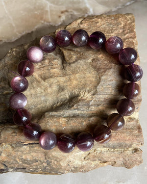 Lepidolite Mica High Grade Bracelet - Dokkana Gemstones