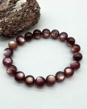 Lepidolite Mica High Grade Bracelet - Dokkana Gemstones