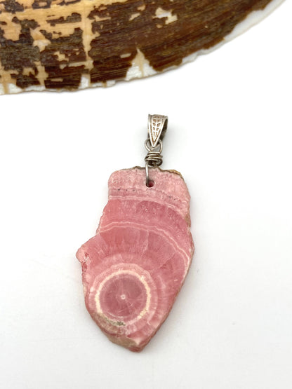 Rhodochrosite Silver Pendants - Dokkana Gemstones