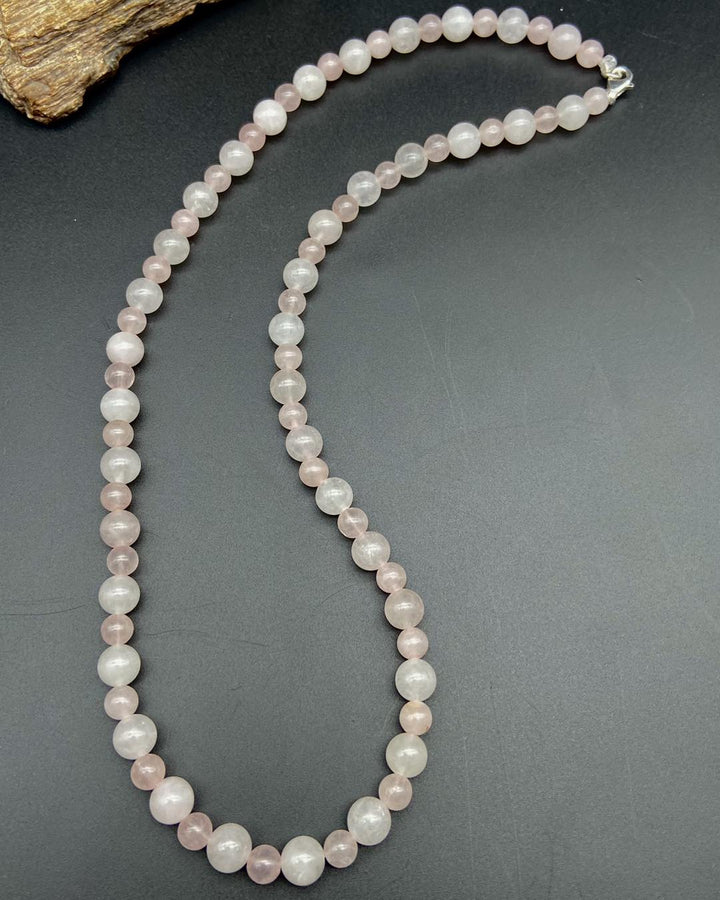 Rose Quartz Necklace - Dokkana Gemstones