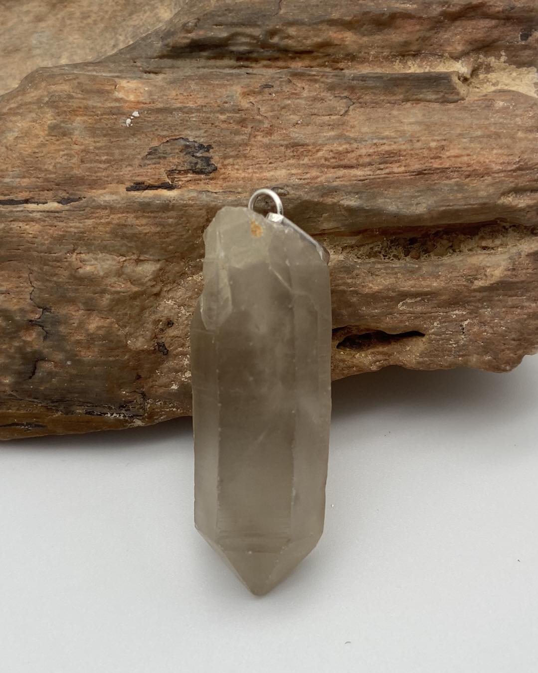 Smoky Quartz Raw Pendants - Dokkana Gemstones