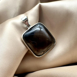 Smoky Quartz Silver Pendant - Dokkana Gemstones