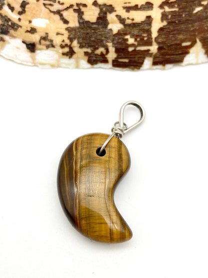 Tiger’s Eye Silver Pendants - Dokkana Gemstones